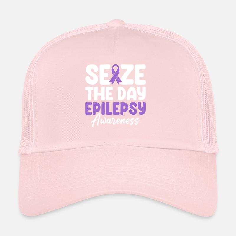 Seize The Day Ruban Violet Système Nerveux Casquette trucker 