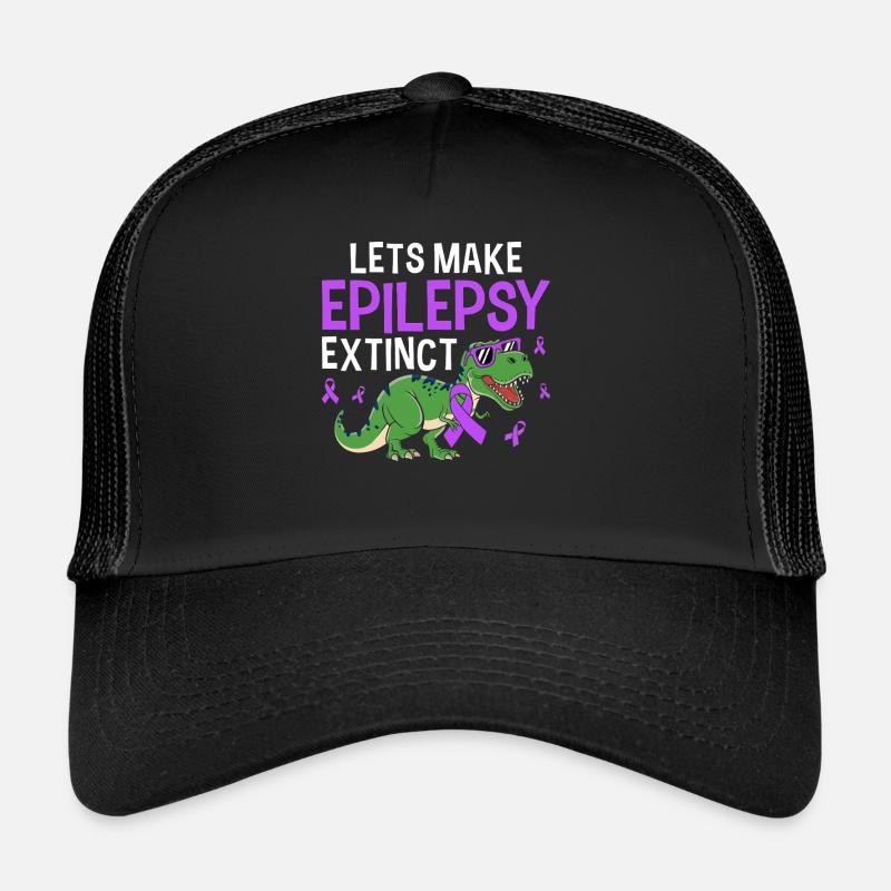 Lasst uns den Epilepsie ausgestorbenen lustigen Dinosaurier machen Trucker Cap