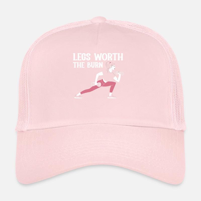 Bulgarian Squat Exercise Fitness Workout Gym Trucker Cap