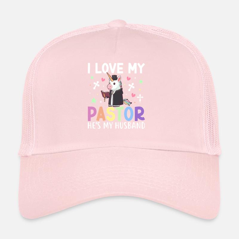 J’aime mon pasteur C’est mon mari Casquette trucker 