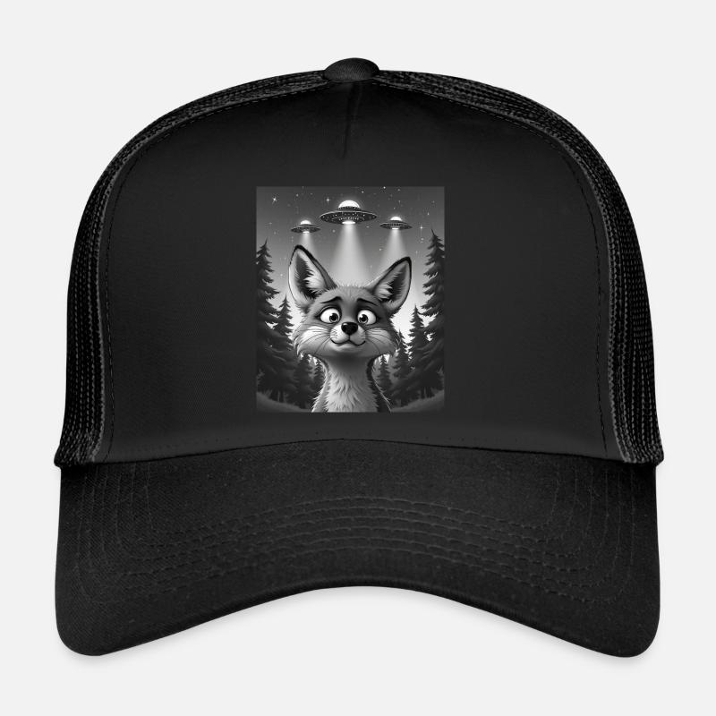 Ufo Lustiger Fuchs Trucker Cap