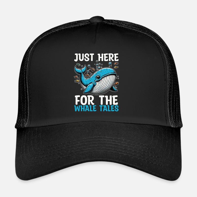 Observation des baleines juste ici pour la navigation des animaux marins Casquette trucker 