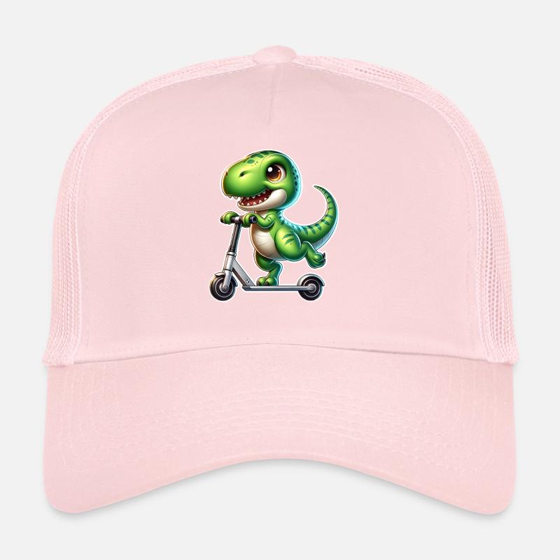 E-Scooter E-Roller Dino T Rex Scooter Trucker Cap