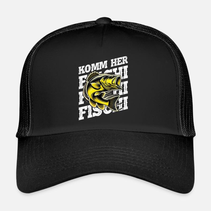 Pêcheur Canne à pêche Drôle Pêcheur Hobby Pêcheur Casquette trucker 