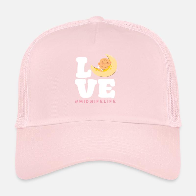Liebe Hebamme #MidwifeLife Design Trucker Cap