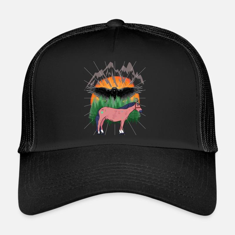 Schamanen Pferd Pferde Trucker Cap