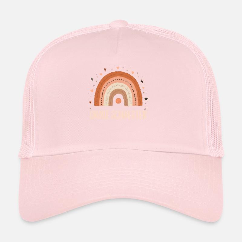Große Schwester Regenbogen Boho Trucker Cap