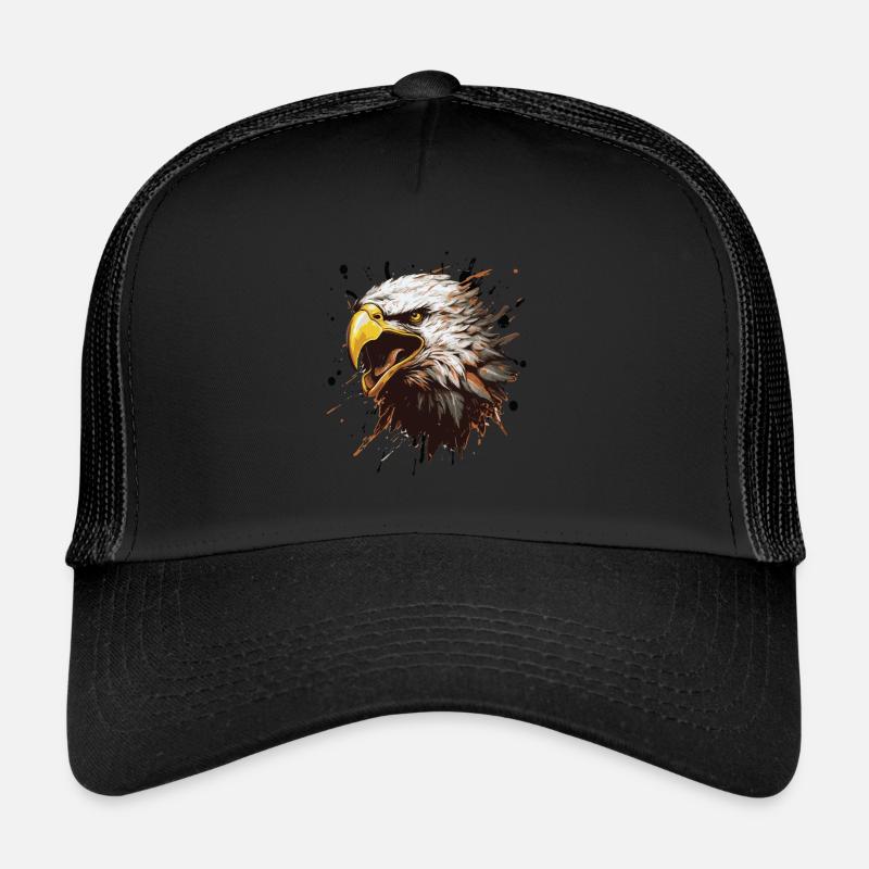 Eagle Head Portrait Motivation Animal Trucker Cap