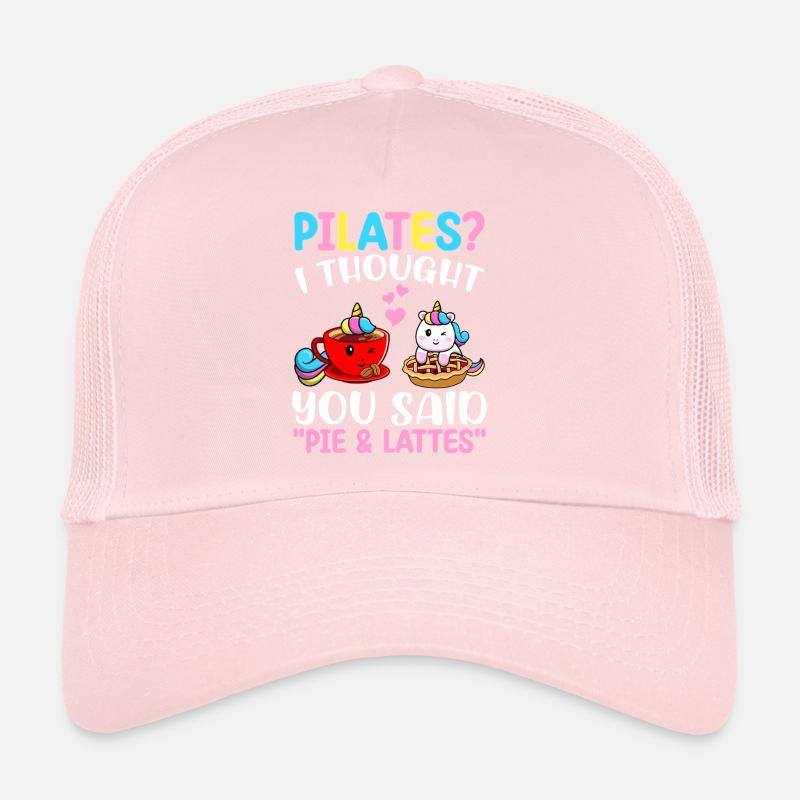 Pilates Pie Lattes Drôle Casquette trucker 