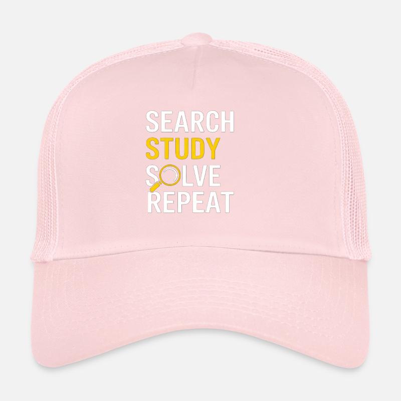 Search Study Solve Repeat Trucker Cap