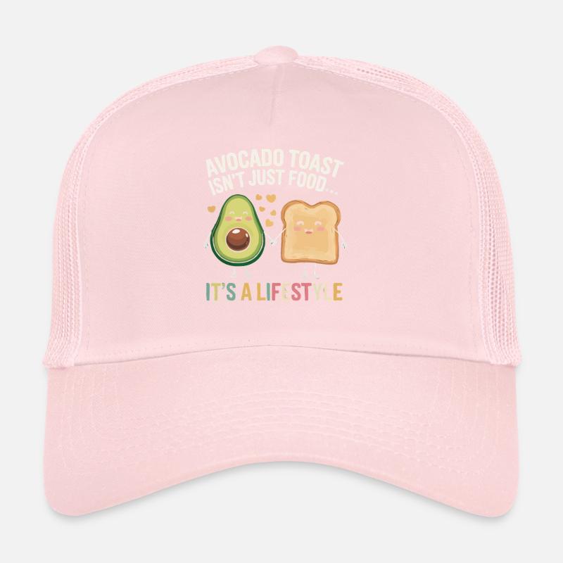 Avocado Toast Liebhaber Vegetarisches Essen Guacamole Trucker Cap