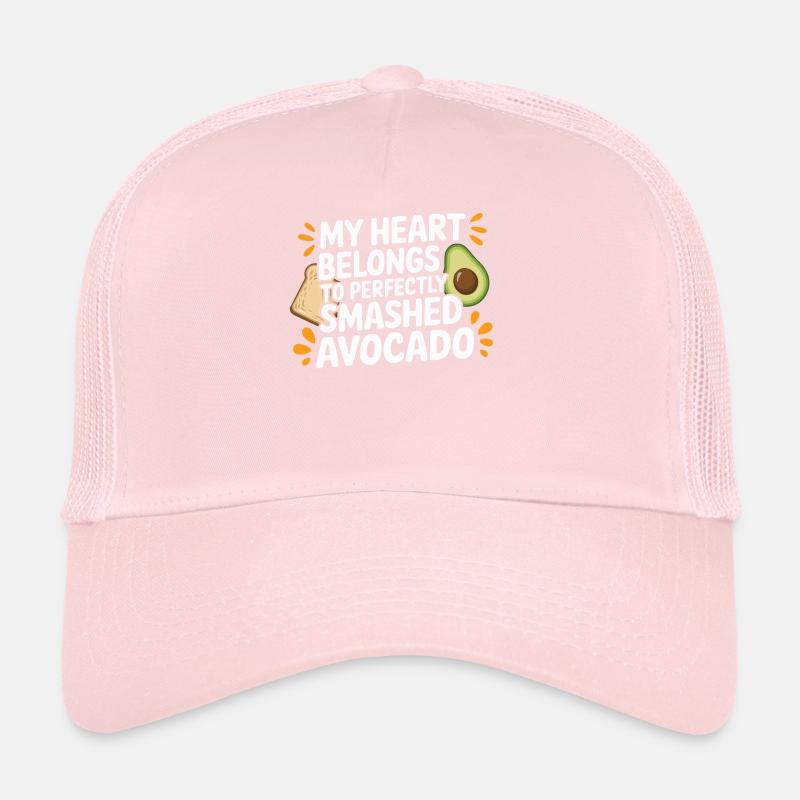 Avocado Toast Liebhaber Vegetarisches Essen Guacamole Trucker Cap