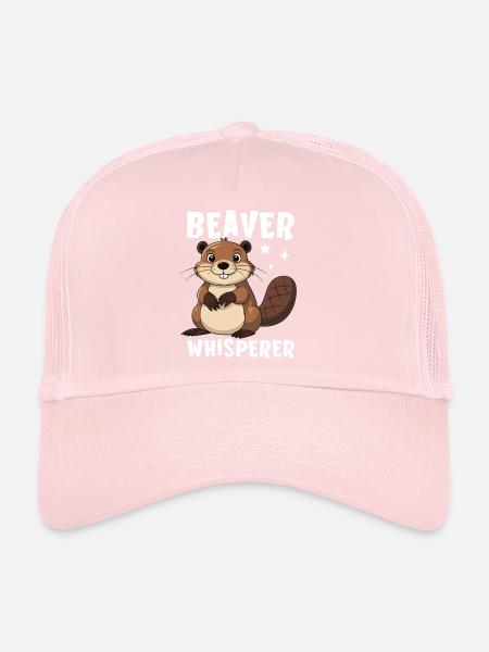 Beaver Whisperer - Trucker Cap - Hellrosa - Vorne