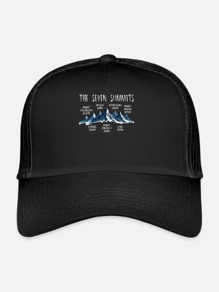 Seven Summits Kosciuszko - Trucker Cap - black/black - Front