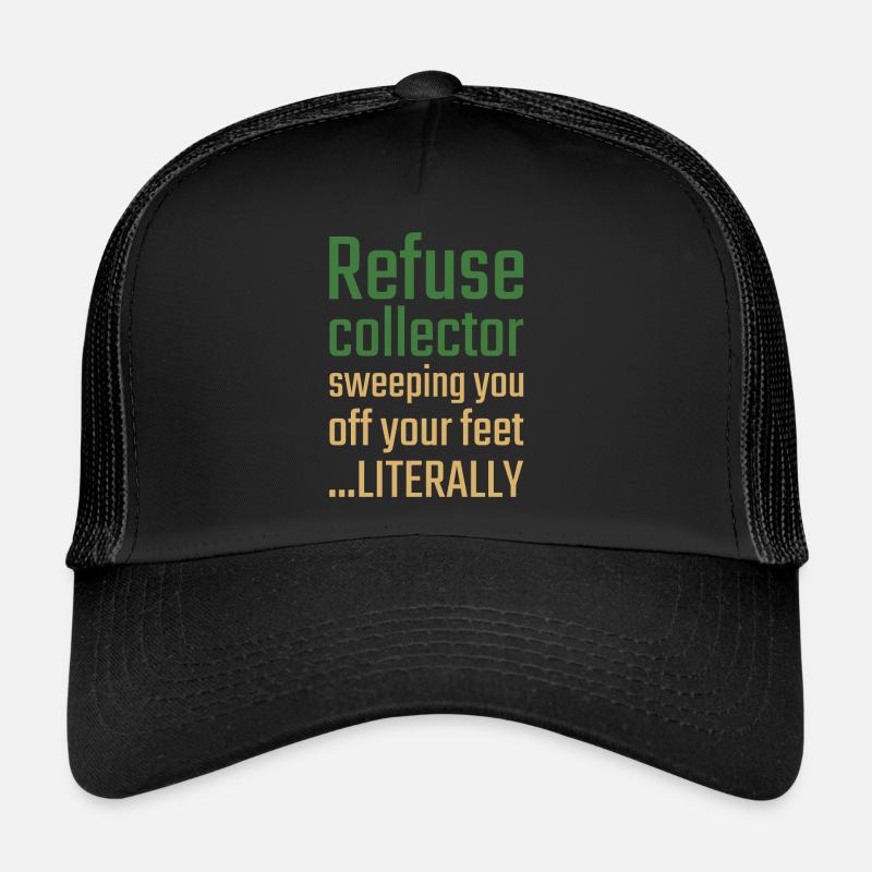 Refuse collector Valentinstag Sweeping you Trucker Cap