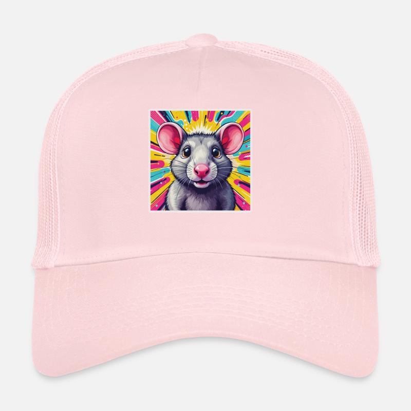 Pop Art Rat Trucker Cap