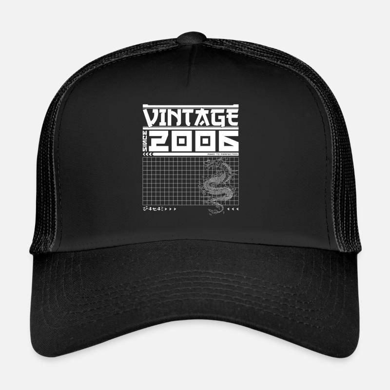 Samurai Power seit 2006 - 19. Geburtstag Drache Trucker Cap