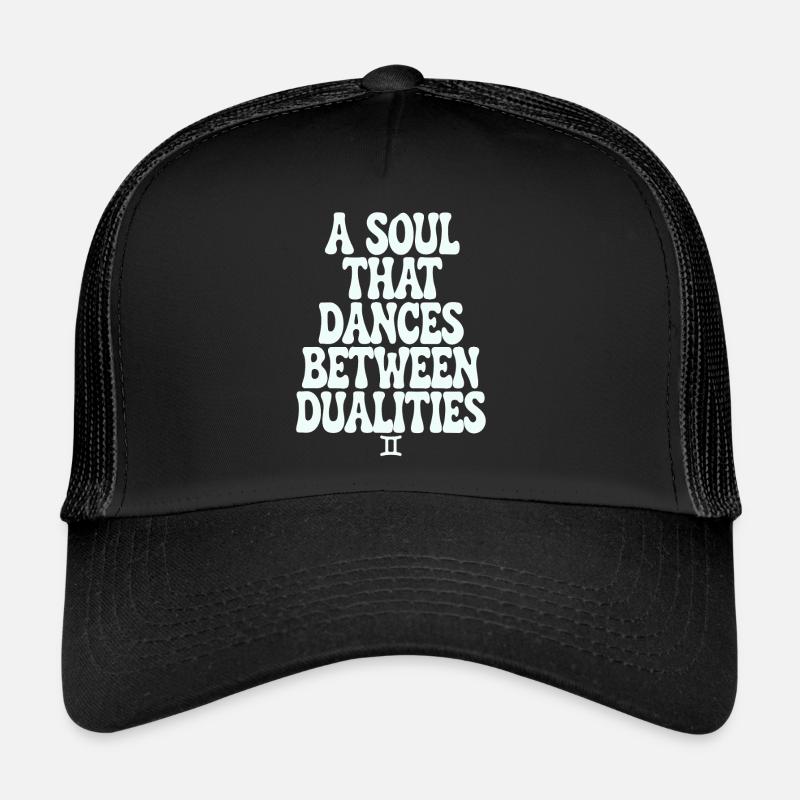 Gemini soul dancing between dualities Trucker Cap
