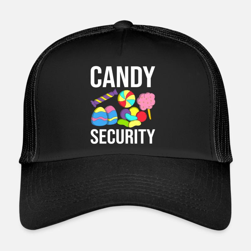 Candy Security Funny Candy Confectionery Sweet Trucker Cap