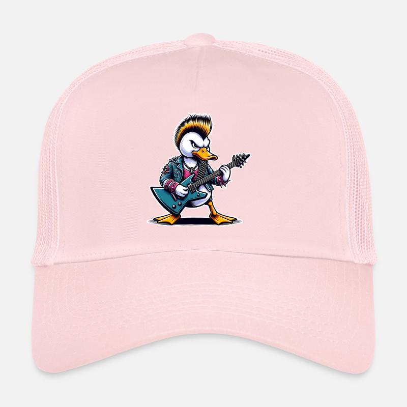 Duck Rock and Roll Guitariste Casquette trucker 