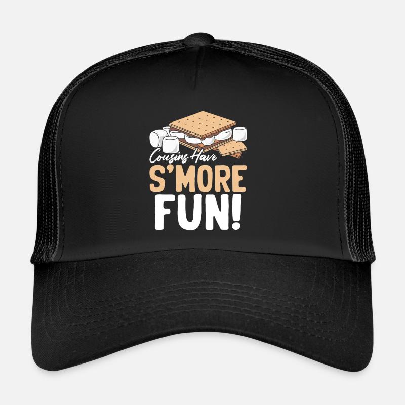 Marshmallow Smores Lustiger Cousin Graham Cracker Trucker Cap