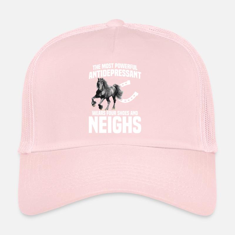 Frison, Garçon, Amour, Cheval, Frison Casquette trucker 