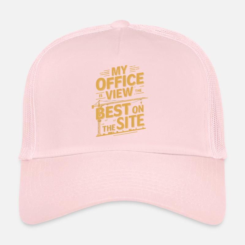Grutier Métier Ouvrier du bâtiment Casquette trucker 