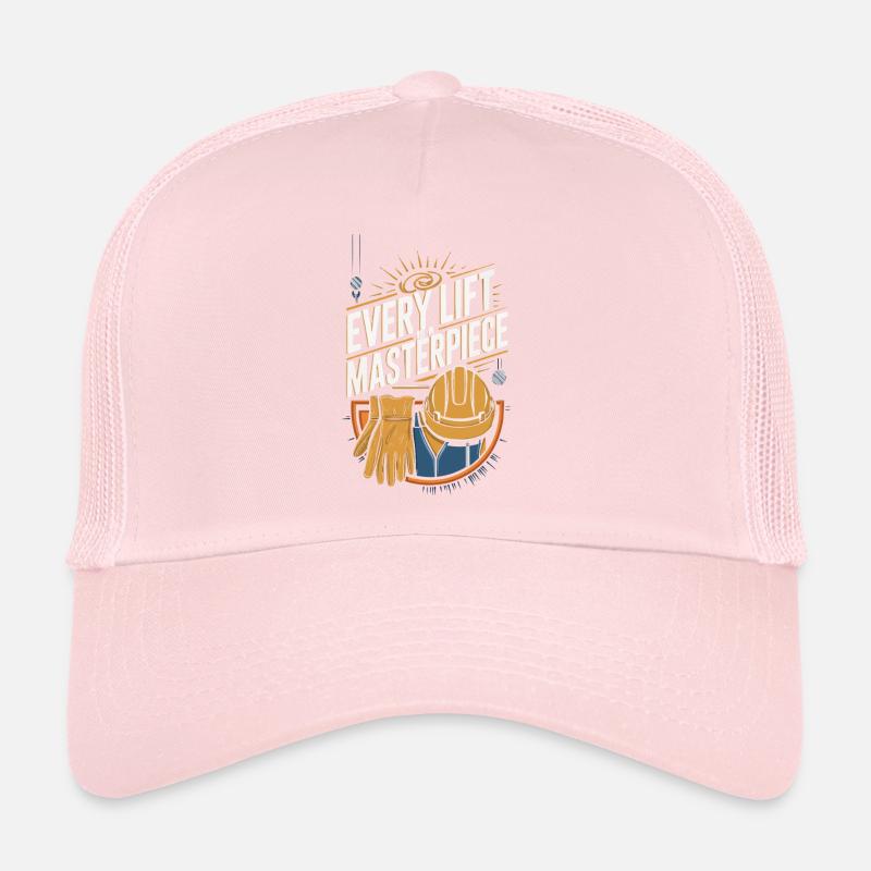 Crane Operator Job Profession Construction Worker Trucker Cap