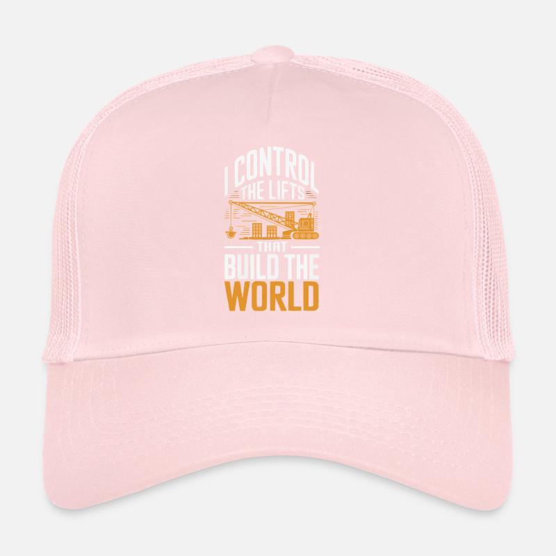 Crane Operator Job Profession Construction Worker Trucker Cap