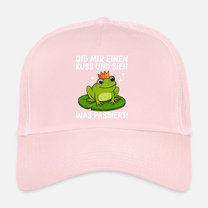 Faschings GIB MIR EINEN KUSS SIEH WAS PASSIERT Trucker Cap