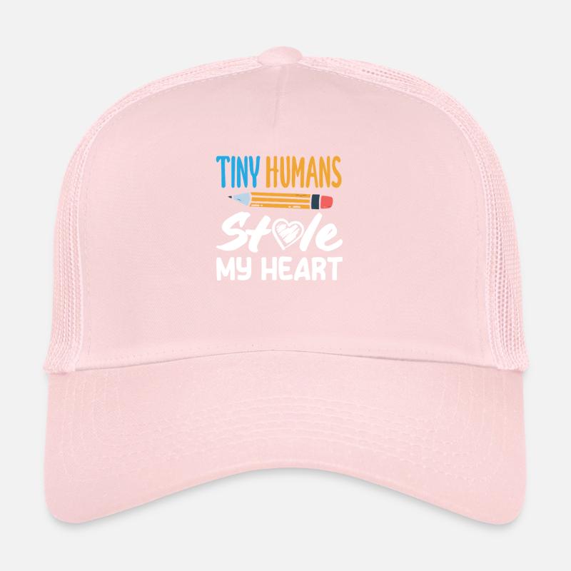 Elementary School Teacher Tiny Humans Stole My Heart Trucker Cap