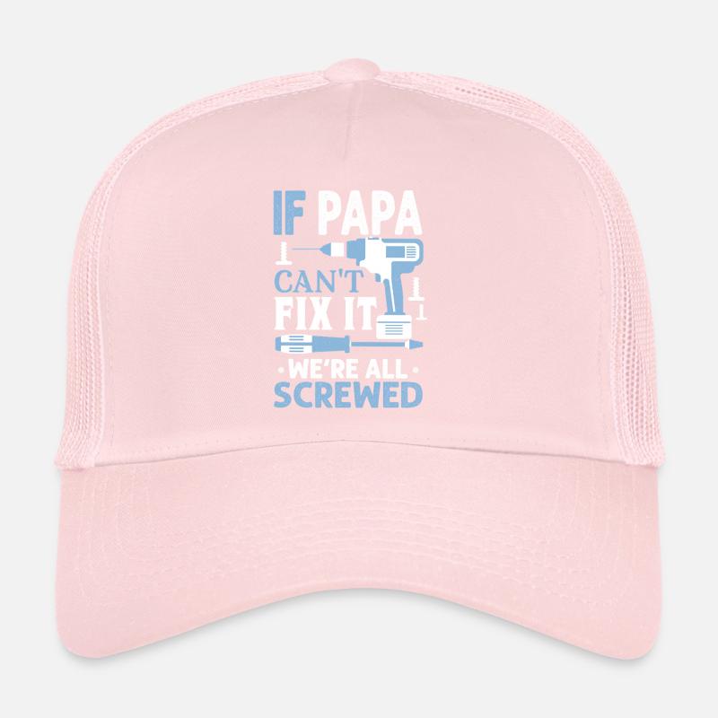 Si papa ne peut pas le réparer, père Casquette trucker 