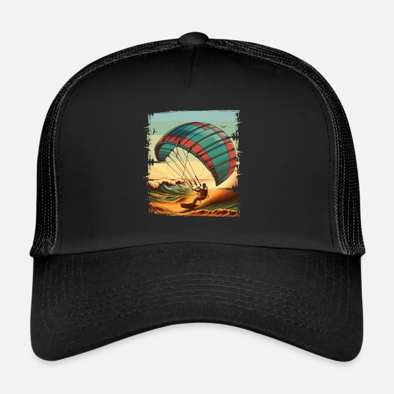 Kitesurf Kitesurfer Kiteboard Casquette trucker 