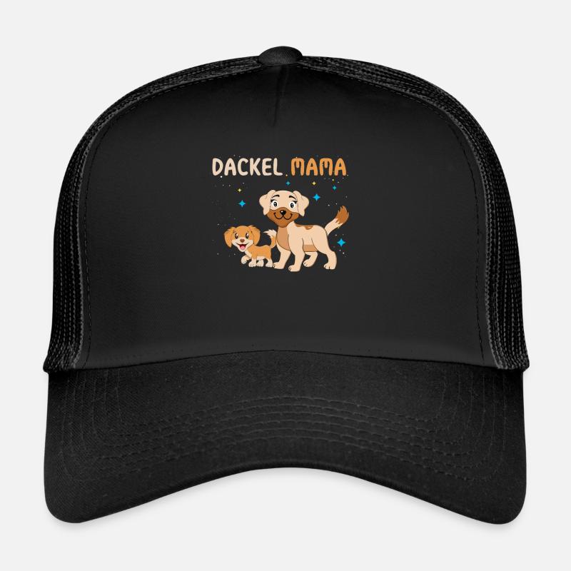 Teckel maman chiens mignons illustration Casquette trucker 