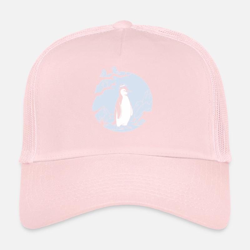 Observation des oiseaux avec les manchots dans les montagnes Casquette trucker 