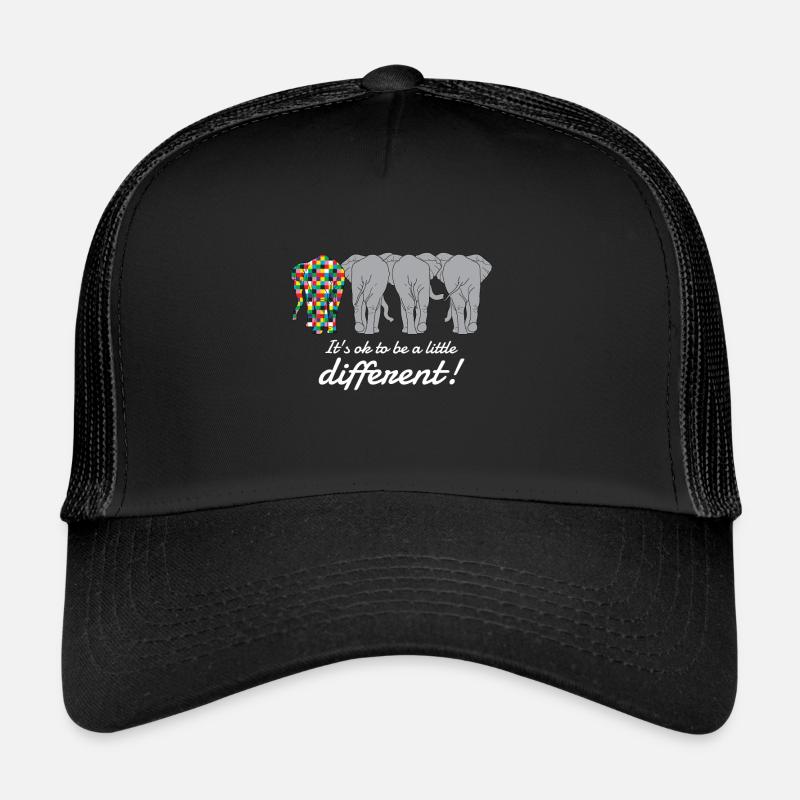 Autisme : c’est normal d’être un peu différent Casquette trucker 