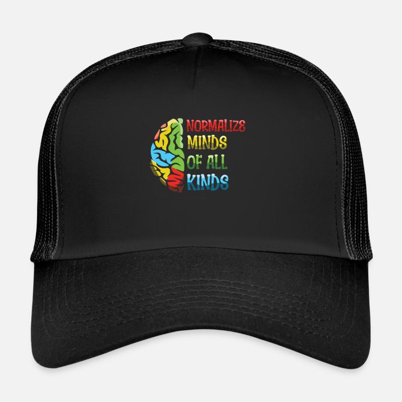 Autism Acceptance: Normalize Minds Of All Kinds Trucker Cap