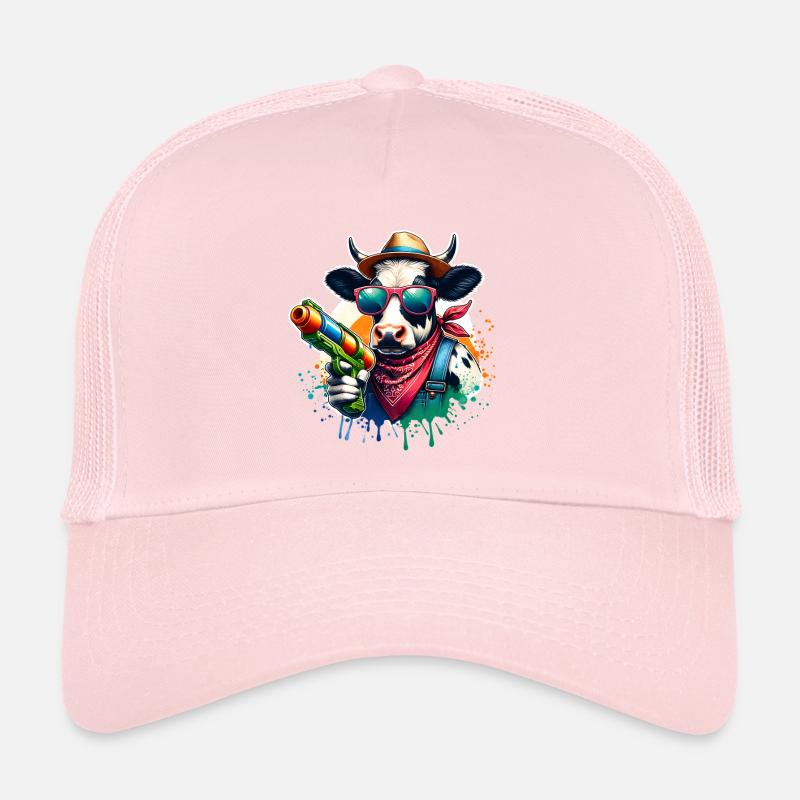 Pistolet à eau vache Casquette trucker 