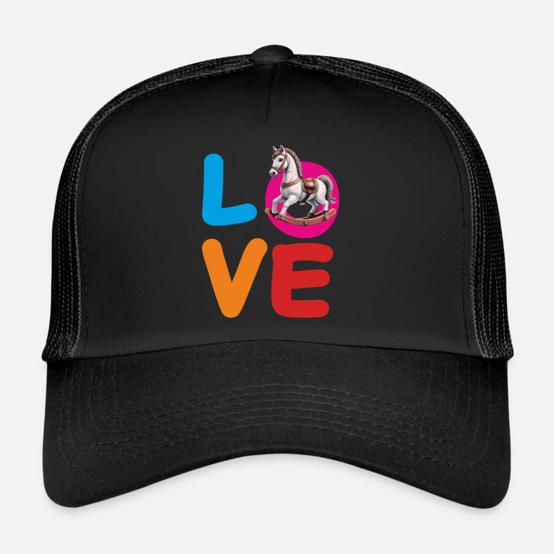 CHEVAL À BASCULE D’AMOUR Casquette trucker 