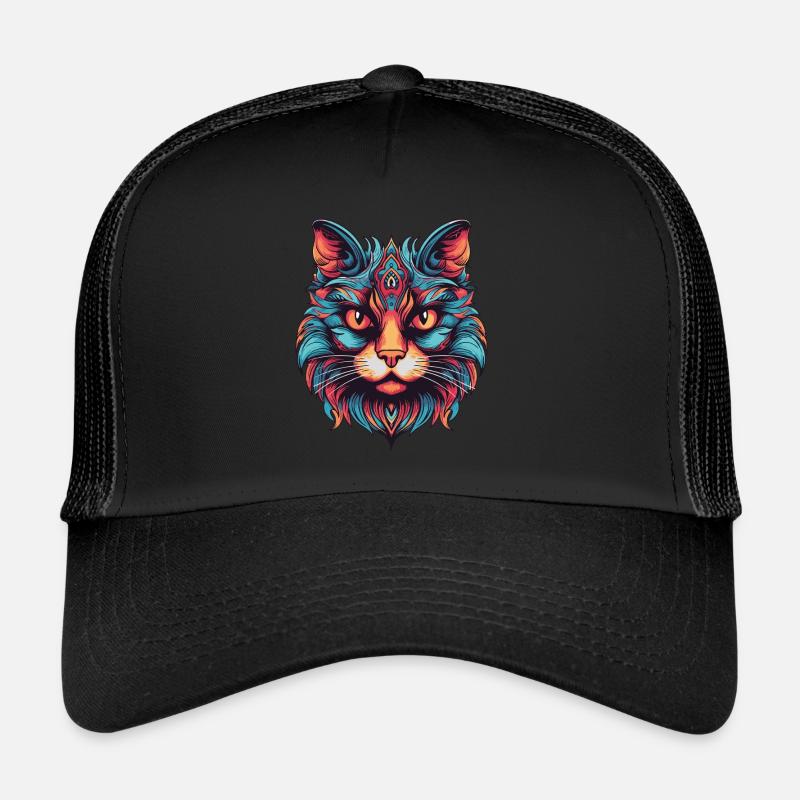 Katze Portrait Trucker Cap