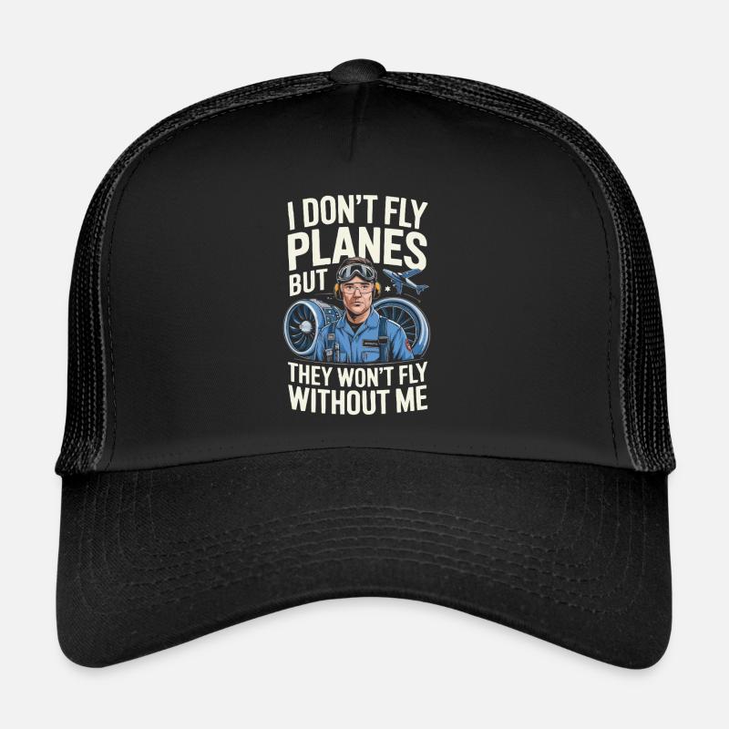 Technicien d’aéronefs Maintenance avionique Aéroport Casquette trucker 