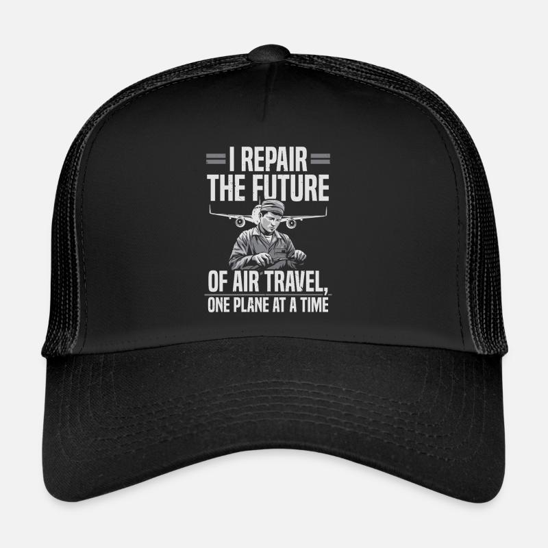 Technicien d’aéronefs Maintenance avionique Aéroport Casquette trucker 