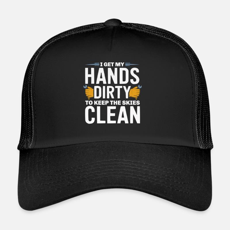 Aircraft Technician Avionics Maintenance Airport Trucker Cap