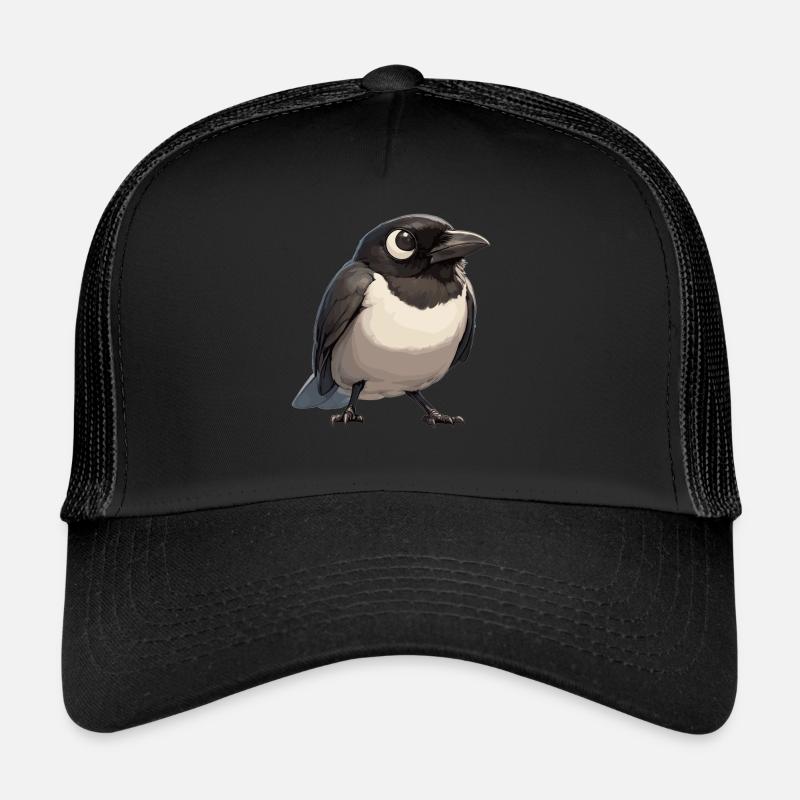 Elstern Elster - Trucker Cap - Schwarz/Schwarz
