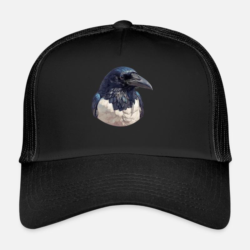 Elstern Elster - Trucker Cap - Schwarz/Schwarz