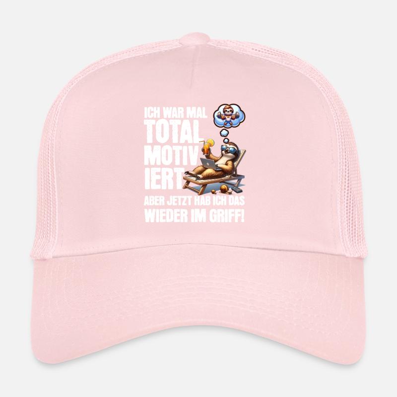 Faultier bleibt faul Ich war mal total motiviert Trucker Cap