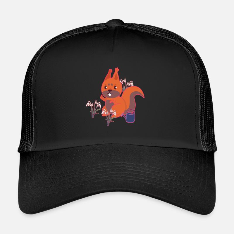 Printemps Écureuil Perce-Neige Enfants Casquette trucker 