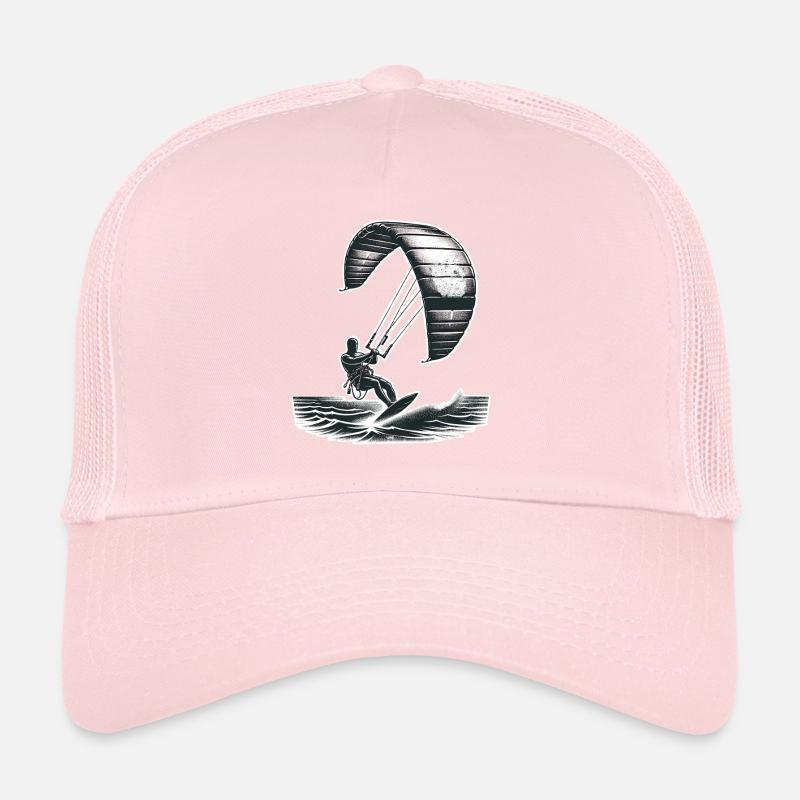 Kitesurf Kitesurfer Kiteboard Casquette trucker 