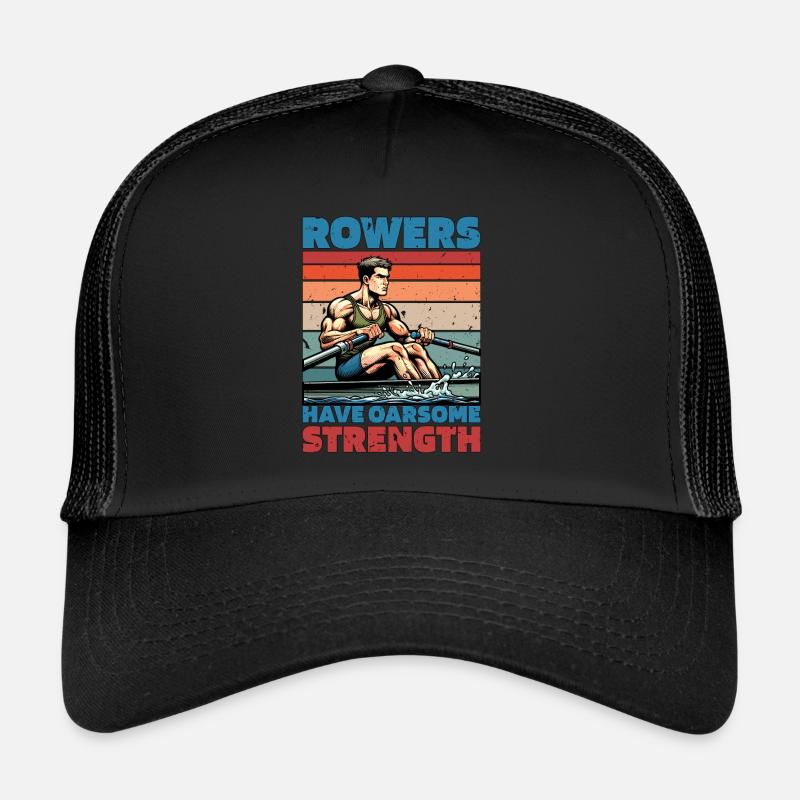 Les rameurs d’eau ont des sports nautiques de force rameuse Casquette trucker 
