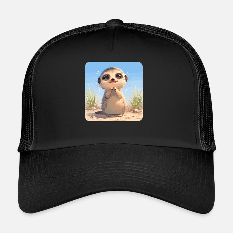 Meerkat Erdmännchen Casquette trucker 